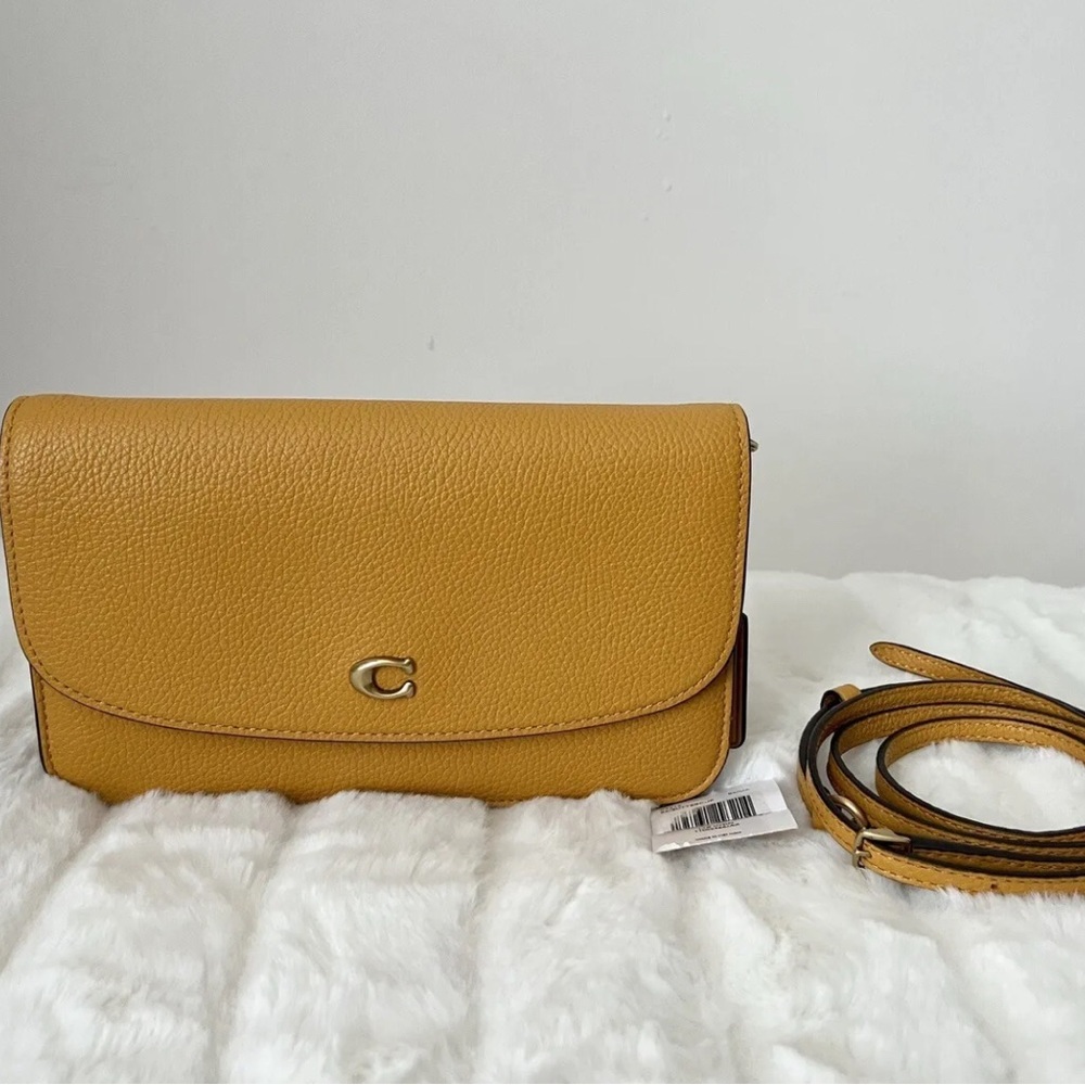 COACH Hayden Leather Crossbody Wallet Clutch NWT